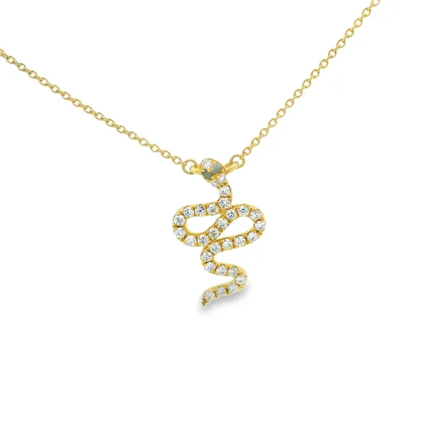 Diamond Serpent Necklace Hogan's Jewelers Gaylord, MI
