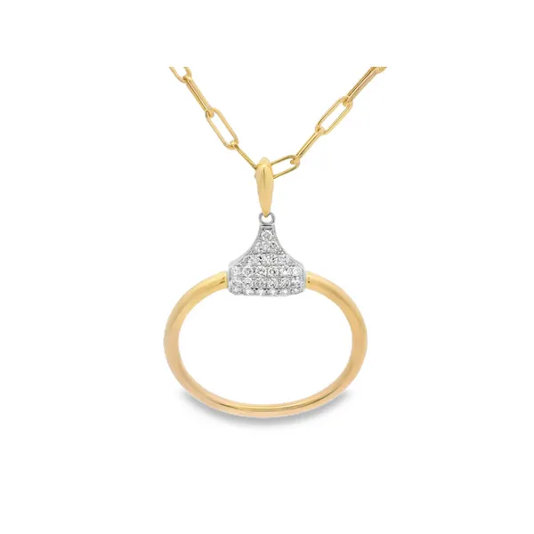 Diamond Two Tone Pendant Hogan's Jewelers Gaylord, MI