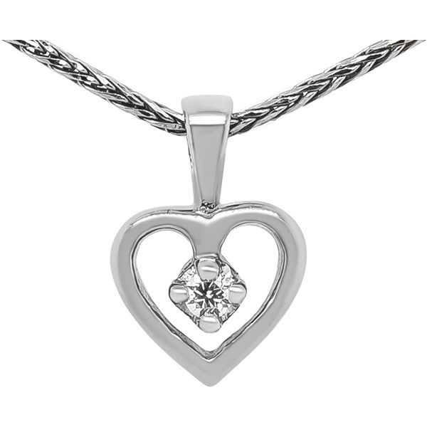 Diamond Heart Pendant Hogan's Jewelers Gaylord, MI