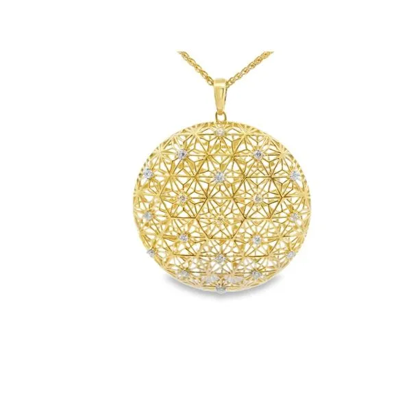 Diamond Architectural Inspired Pendant Hogan's Jewelers Gaylord, MI