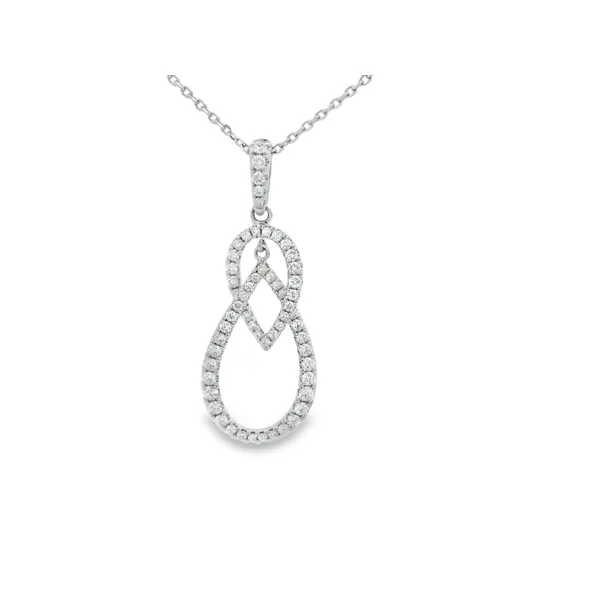 Double Teardrop Diamond Pendant Hogan's Jewelers Gaylord, MI
