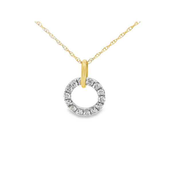Diamond Circle Pendant Hogan's Jewelers Gaylord, MI