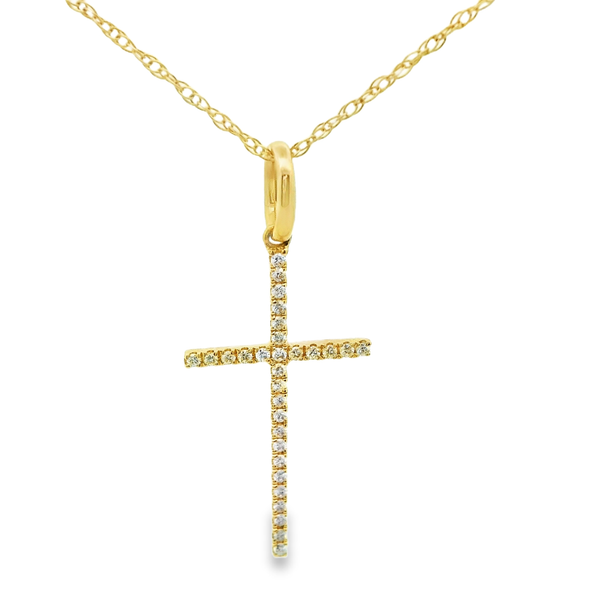 Diamond Cross Pendant Hogan's Jewelers Gaylord, MI