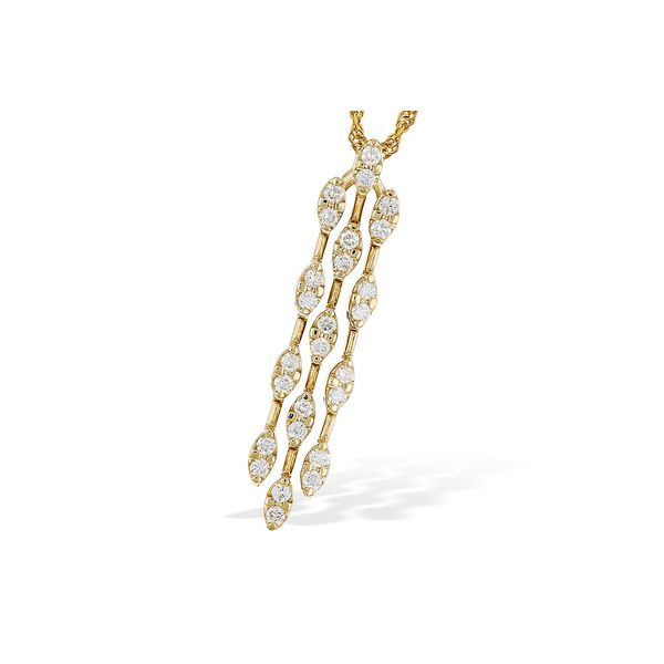 Triple Row Diamond Pendant Hogan's Jewelers Gaylord, MI