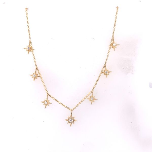Diamond Star Station Necklace Hogan's Jewelers Gaylord, MI