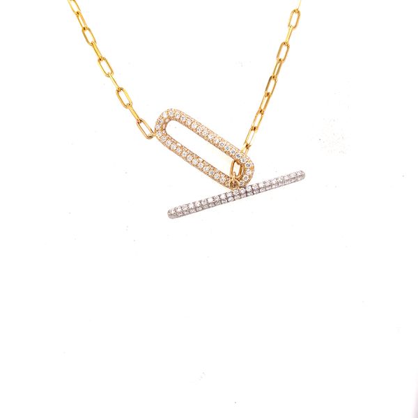 Diamond Toggle Necklace Hogan's Jewelers Gaylord, MI