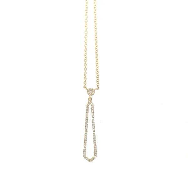 Diamond Drop Necklace Hogan's Jewelers Gaylord, MI