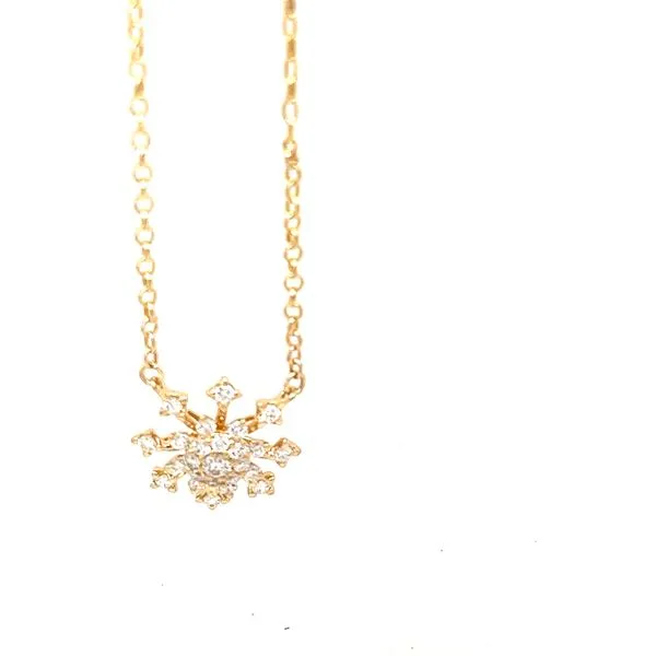Diamond Snowflake Necklace Hogan's Jewelers Gaylord, MI