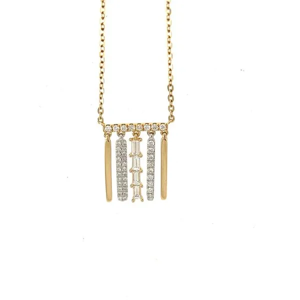Diamond Dangle Necklace Hogan's Jewelers Gaylord, MI