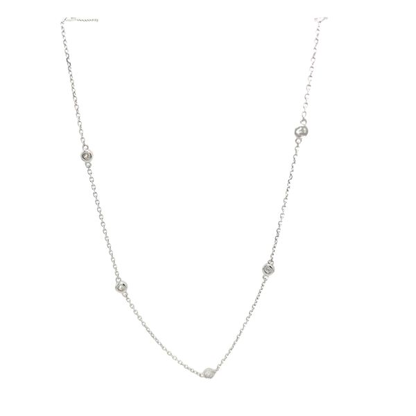 Diamond Station Necklace Hogan's Jewelers Gaylord, MI