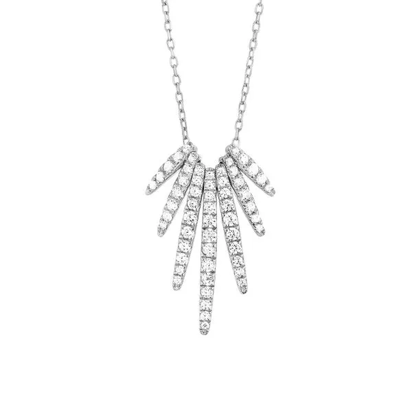 Diamond Star Burst Necklace Hogan's Jewelers Gaylord, MI
