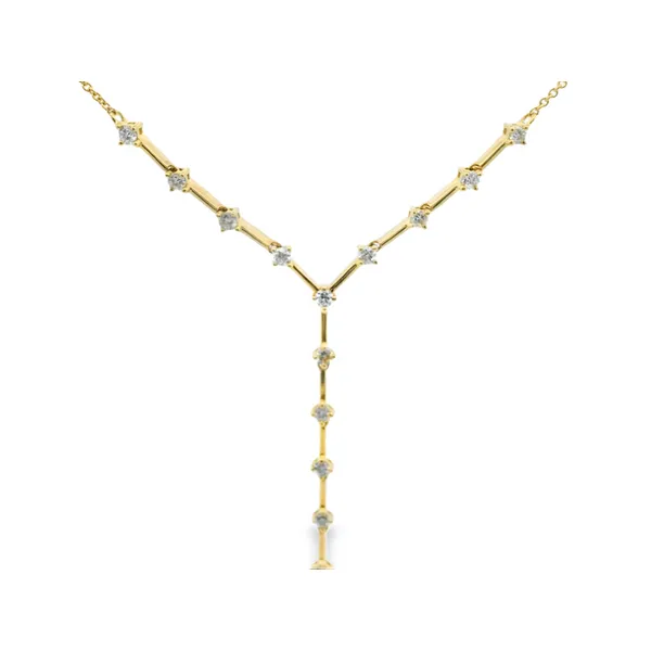 Y-Shaped Diamond Necklace Hogan's Jewelers Gaylord, MI