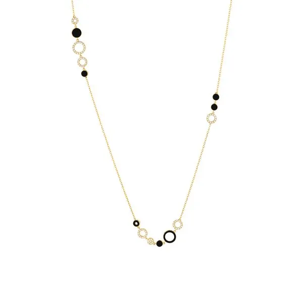 Onyx and Diamond Reversible Necklace Hogan's Jewelers Gaylord, MI