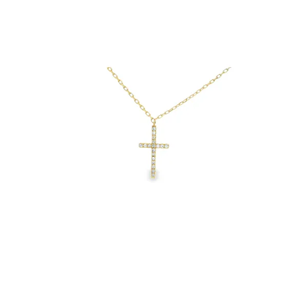 Small Diamond Cross Necklace Hogan's Jewelers Gaylord, MI