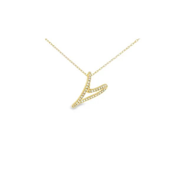 Free Form Diamond Heart Necklace Hogan's Jewelers Gaylord, MI