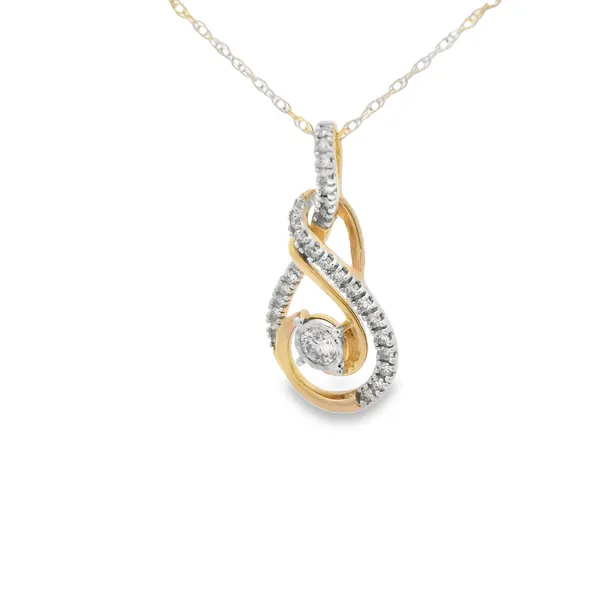 Diamond Swirl Pendant Hogan's Jewelers Gaylord, MI