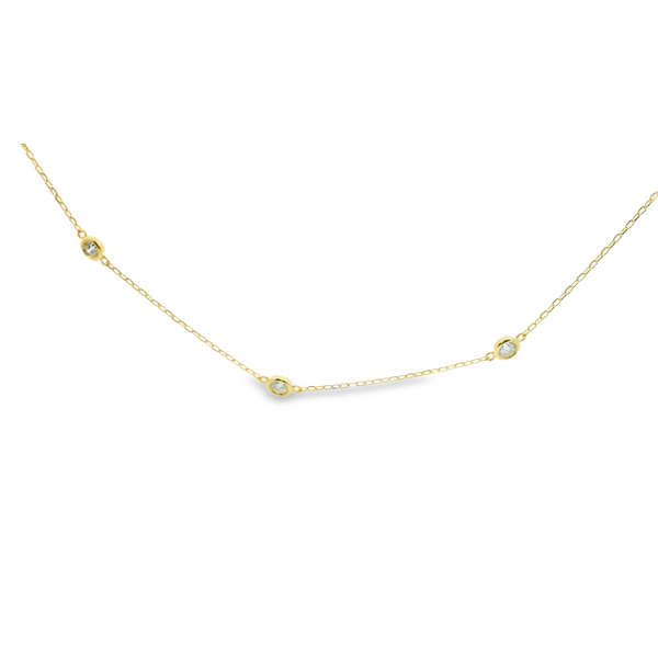 Diamond Station Necklace Hogan's Jewelers Gaylord, MI