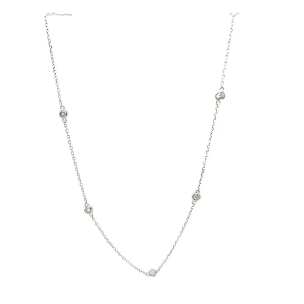 Diamond Station Necklace Hogan's Jewelers Gaylord, MI