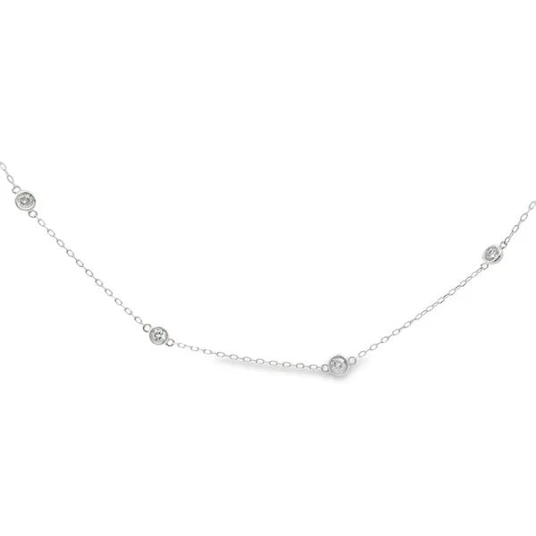 Diamond Station Necklace Hogan's Jewelers Gaylord, MI