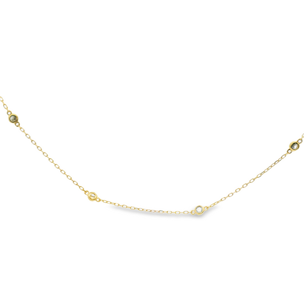 Diamond Station Necklace Hogan's Jewelers Gaylord, MI