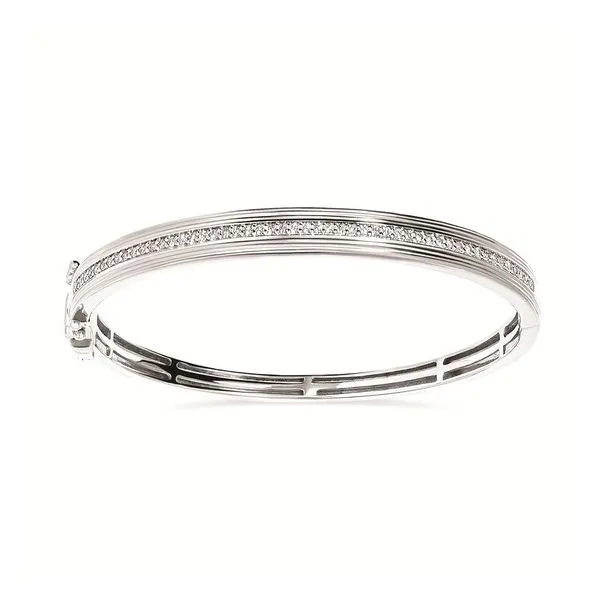 Diamond Bangle Bracelet Hogan's Jewelers Gaylord, MI