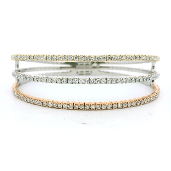 Tripe Row Diamond Bangle Hogan's Jewelers Gaylord, MI
