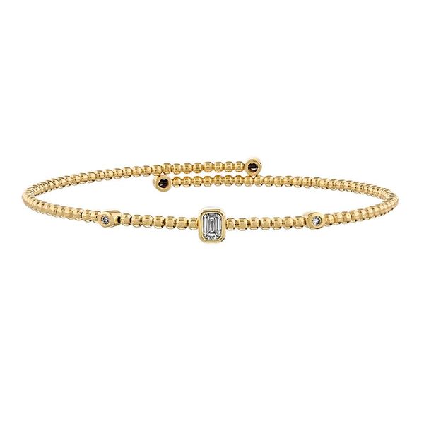 Diamond Beaded Bangle Bracelet Hogan's Jewelers Gaylord, MI