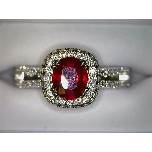 Ruby and Diamond Fashion Ring Hogan's Jewelers Gaylord, MI
