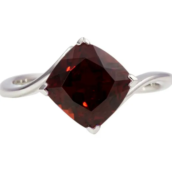 Cushion Cut Garnet Fashion Ring Hogan's Jewelers Gaylord, MI