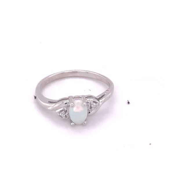 Opal and Diamond Fashion Ring Hogan's Jewelers Gaylord, MI