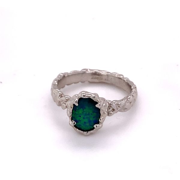 Black Opal and Diamond Fashion Ring Hogan's Jewelers Gaylord, MI