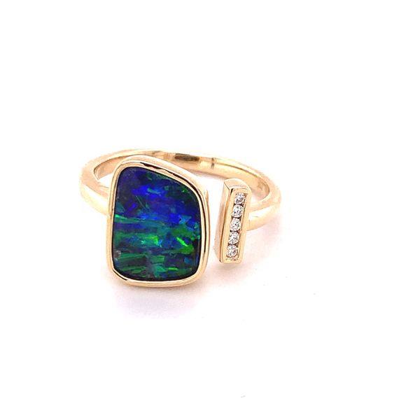 Australian Boulder Opal Ring Hogan's Jewelers Gaylord, MI