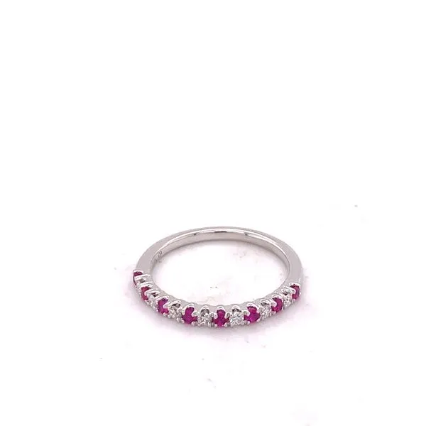 Ruby and Diamond Band Hogan's Jewelers Gaylord, MI