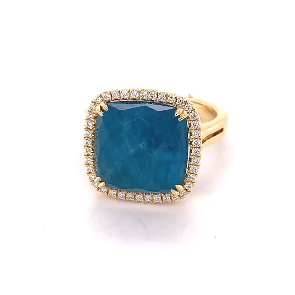 Apatite and Diamond Fashion Ring Hogan's Jewelers Gaylord, MI