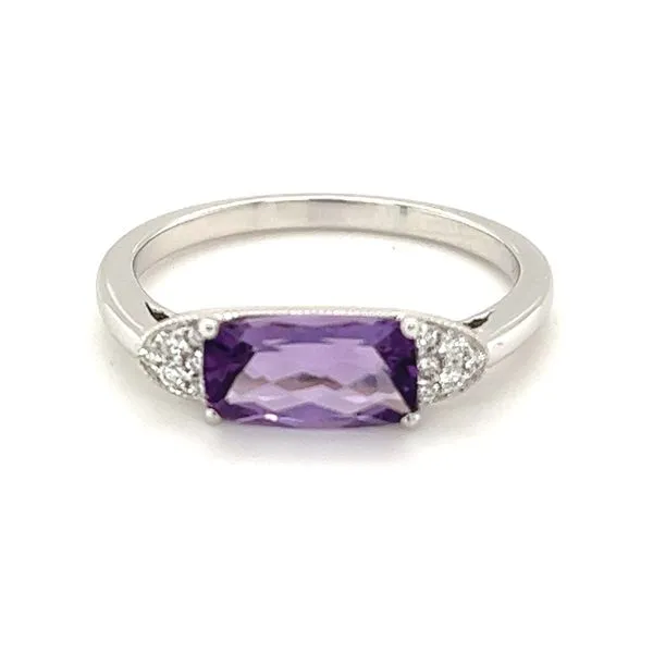 Amethyst and Diamond Ring Hogan's Jewelers Gaylord, MI