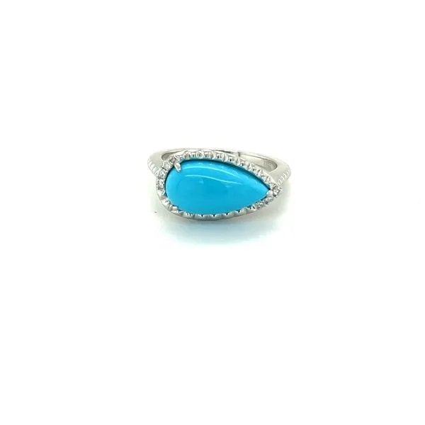 Turquoise and Diamond Ring Hogan's Jewelers Gaylord, MI