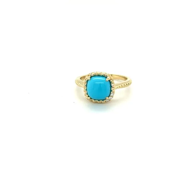 Turquoise and Diamond Ring Hogan's Jewelers Gaylord, MI