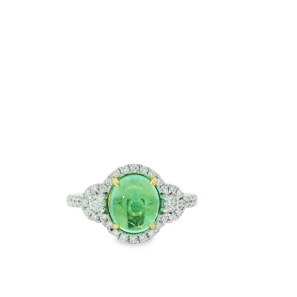 Paraiba Tourmaline and Diamond Ring Hogan's Jewelers Gaylord, MI
