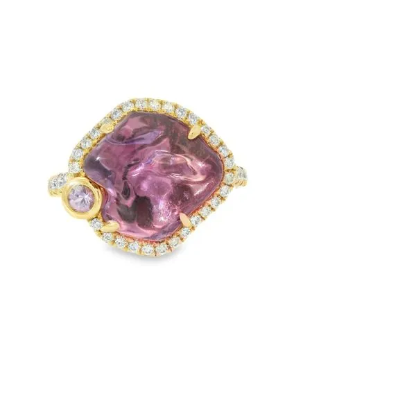 Purple and Pink Sapphire and Diamond Ring Hogan's Jewelers Gaylord, MI
