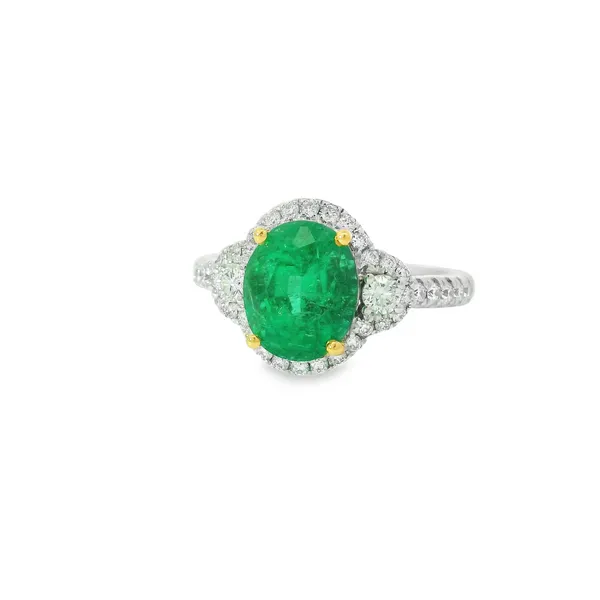 Emeraled and Diamond Ring Hogan's Jewelers Gaylord, MI