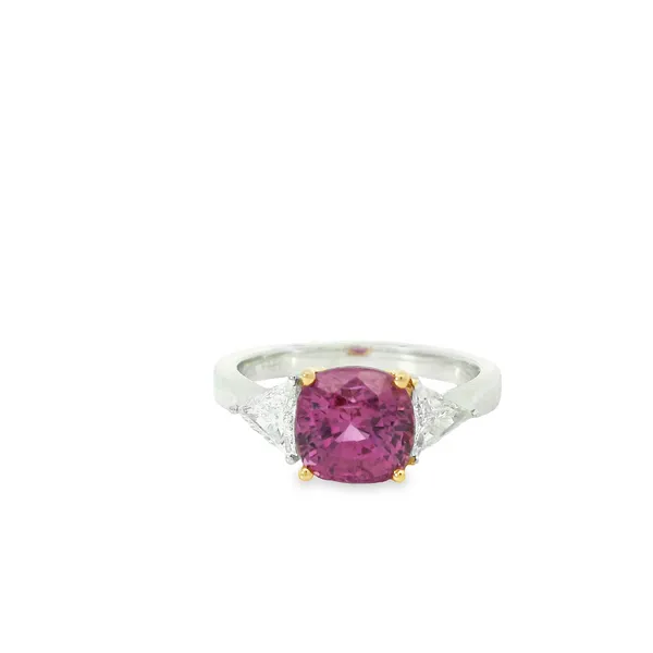 Pink Sapphire and Diamond Ring Hogan's Jewelers Gaylord, MI