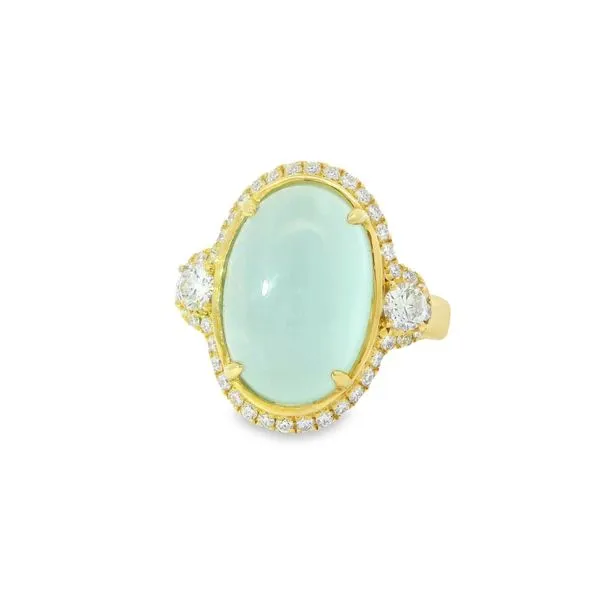 Aquamarine and Diamond Ring Hogan's Jewelers Gaylord, MI