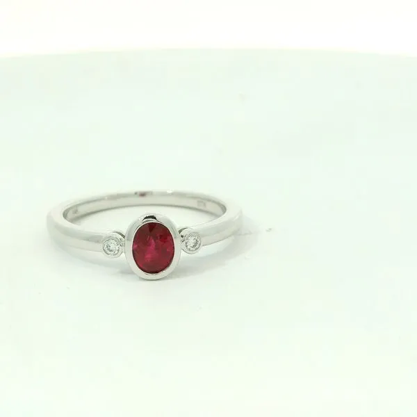 Ruby and Diamond Fashion Ring Hogan's Jewelers Gaylord, MI