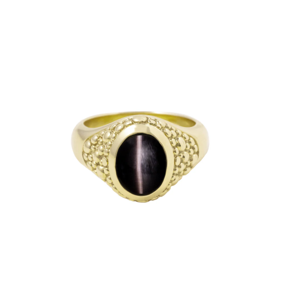King Baby Cats Eye Ring Hogan's Jewelers Gaylord, MI