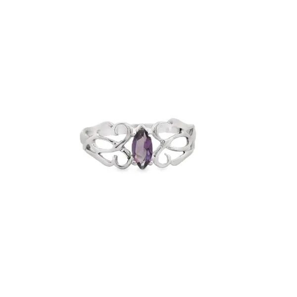 Marquise Shaped Amethyst Fashion Ring Hogan's Jewelers Gaylord, MI