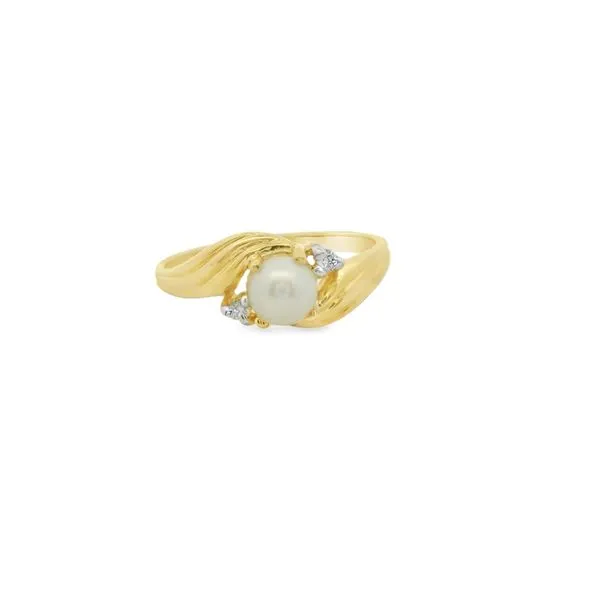 Pearl and Diamond Fashion Ring Hogan's Jewelers Gaylord, MI