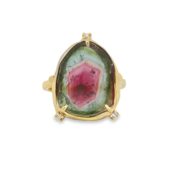 Watermelon Tourmaline Ring Hogan's Jewelers Gaylord, MI