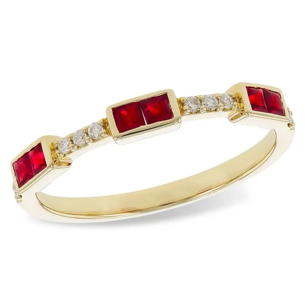Ruby and Diamond Ring Hogan's Jewelers Gaylord, MI