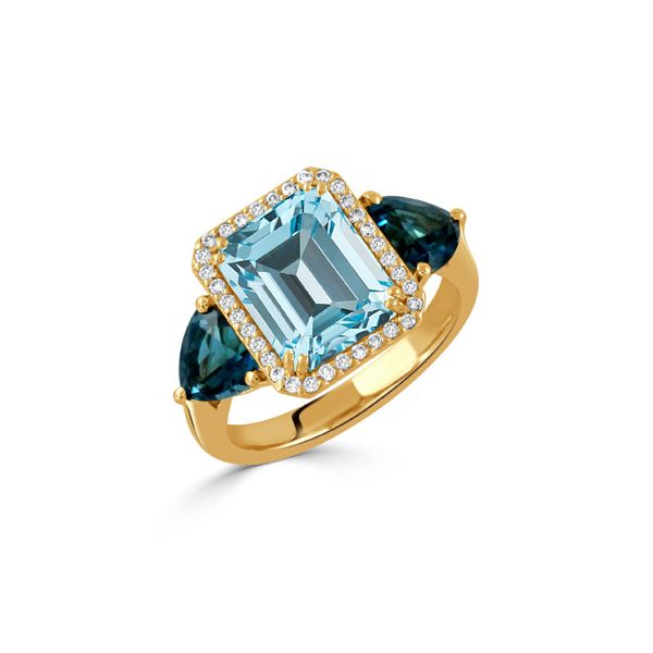 Blue Topaz Fashion Ring Hogan's Jewelers Gaylord, MI