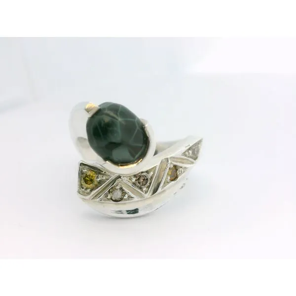 Michigan Green Stone Ring Hogan's Jewelers Gaylord, MI